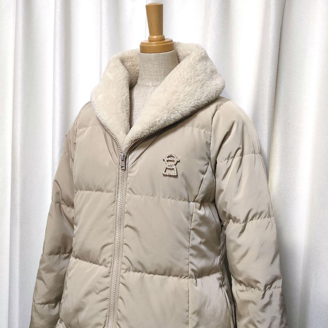 【美品】PICONE ピッコーネ 裏ボア ボリュームネック ダウンコート