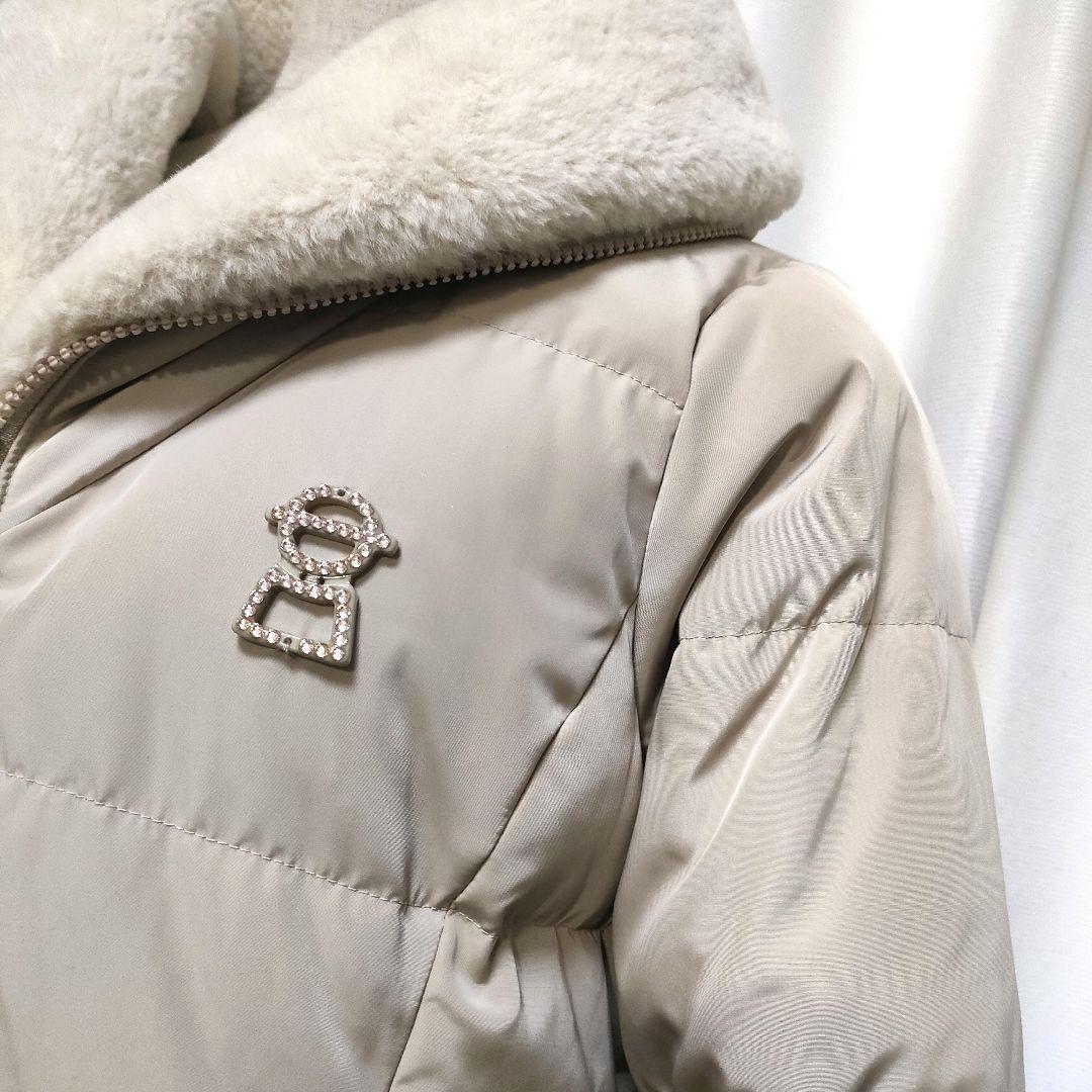 【美品】PICONE ピッコーネ 裏ボア ボリュームネック ダウンコート