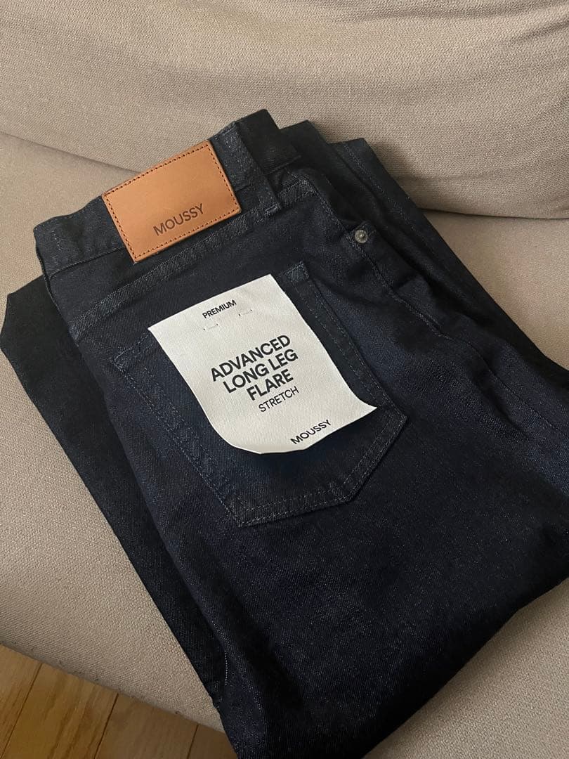 ［MOUSSY］ADVANCED LONG LEG フレア　26inch