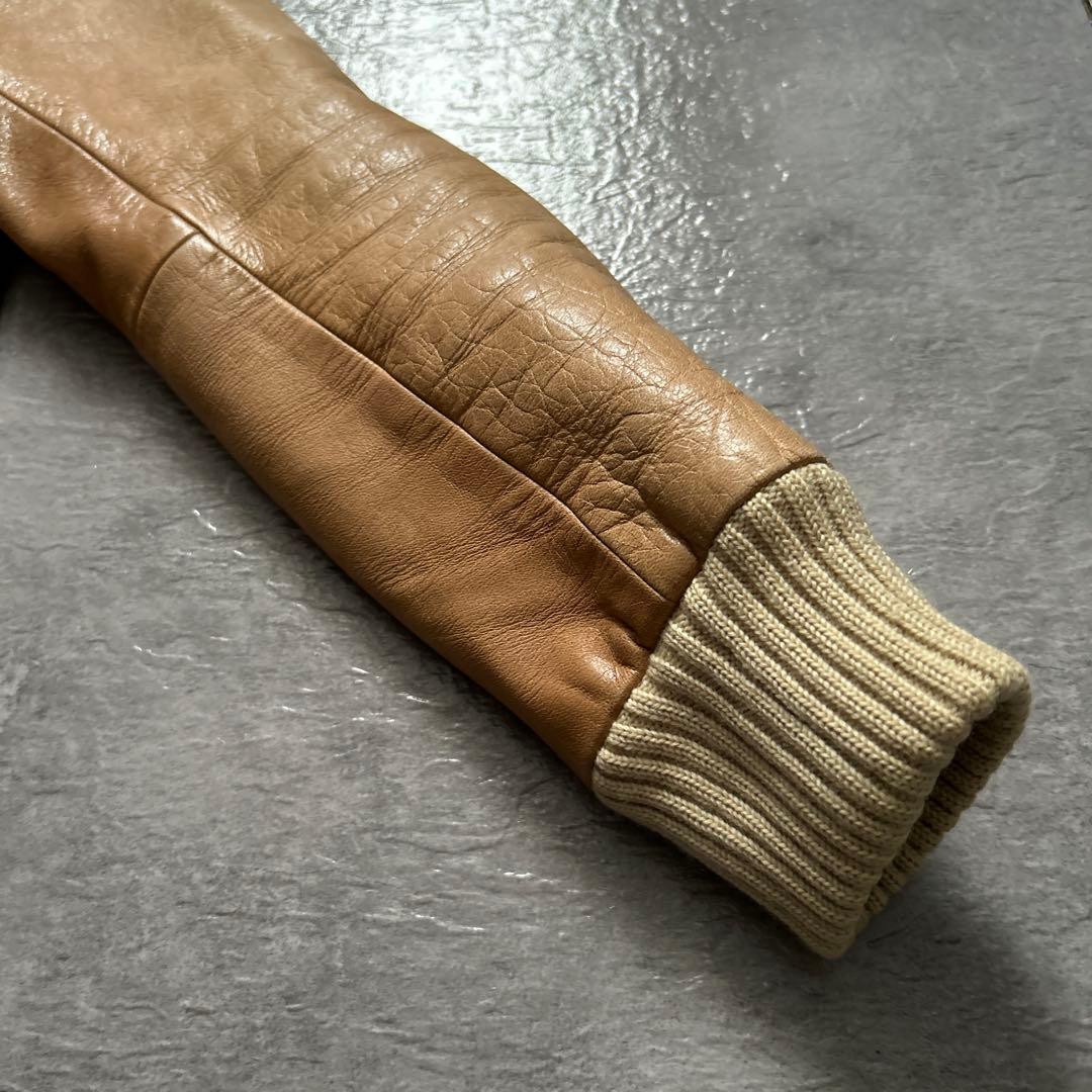 YOSHI KONDO 山羊皮ゴートレザージャケット ブルゾンSサイズ