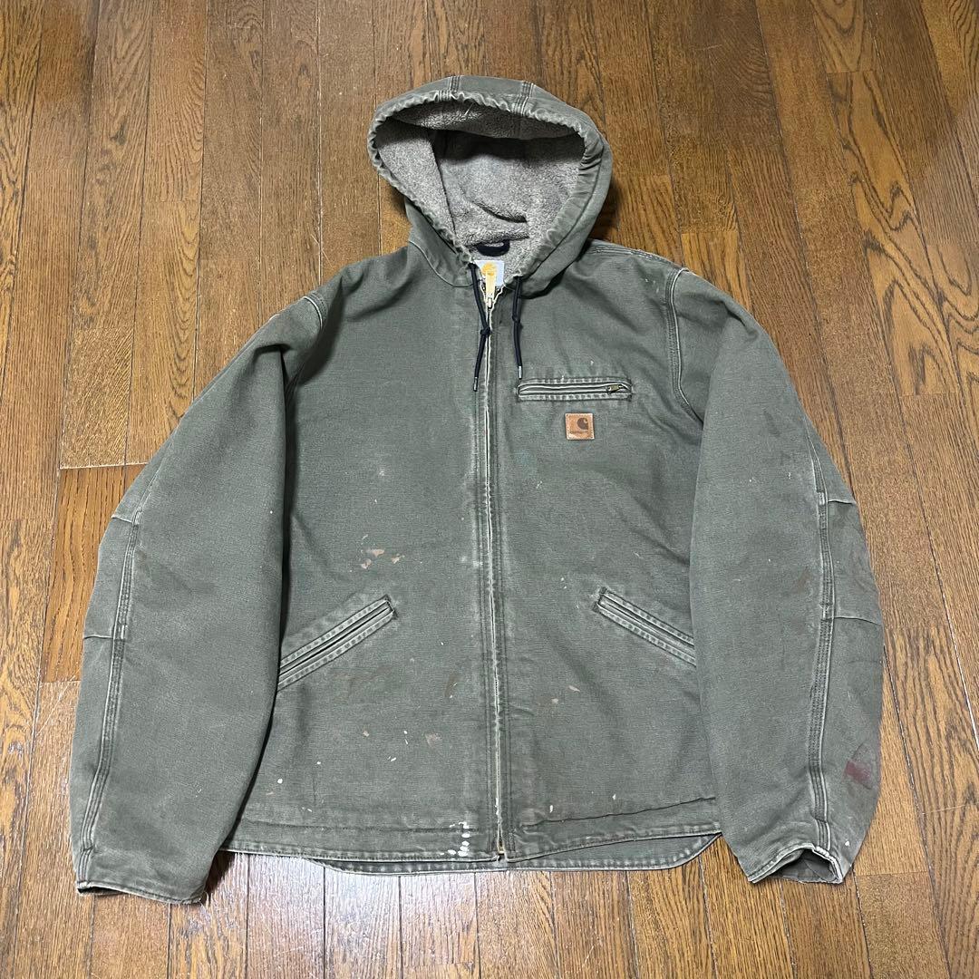 火*Y様 carhartt シエラジャケット ARG モスグリーン　裏ボア lサ
