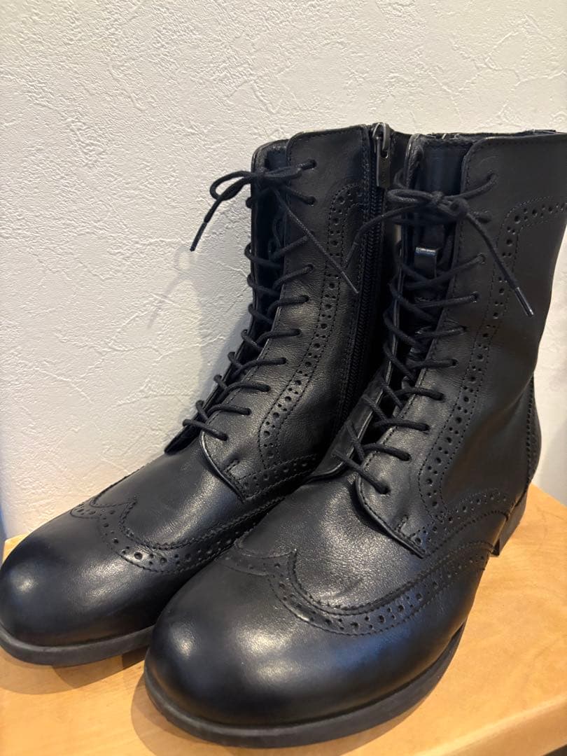 美品◆ビルケンシュトック　ララミーハイ zip ショートブーツ　24cm 37