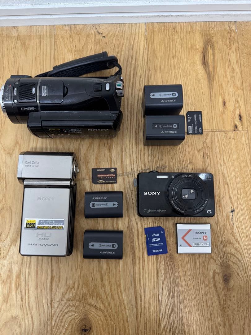 動作確認 ソニーSONY デジタルビデオカメラ 3セット