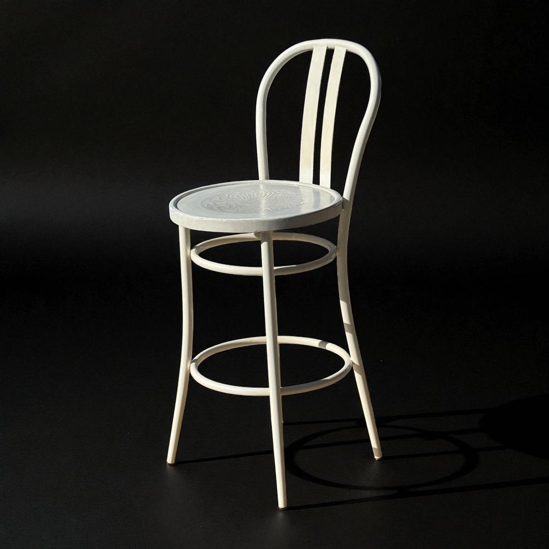 ② ベントウッドスタイル カウンターチェア ルーマニア製 木製×スチール