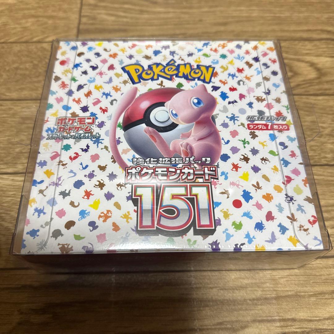 ポケモンカード 151 シュリンク付き未開封ボックス