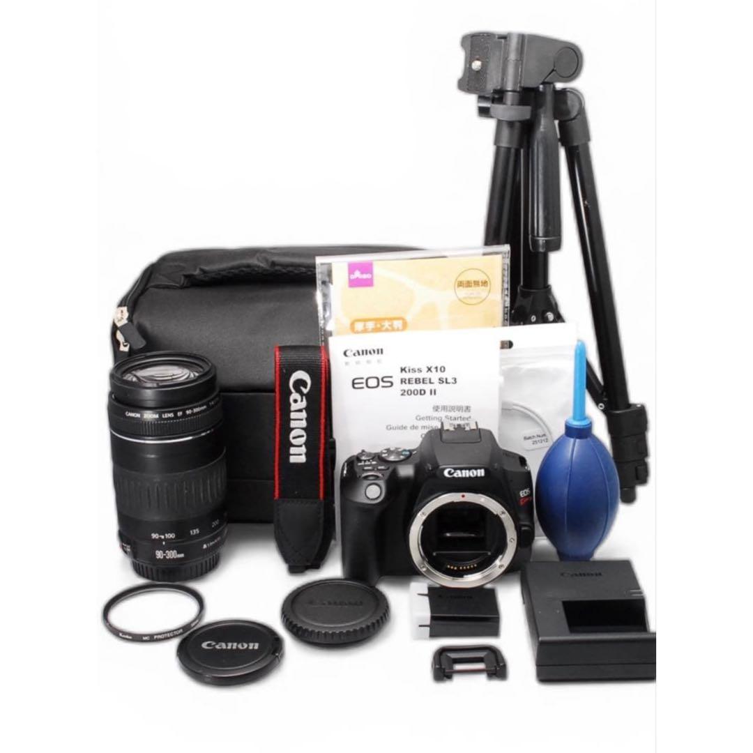 Wi-Fi搭載 Canon Kiss X10 望遠90-300mm付