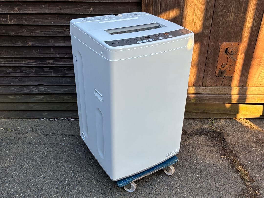 単身用　アクア洗濯機　AQW-S6M　2021年製　6kg　仙台　宮城