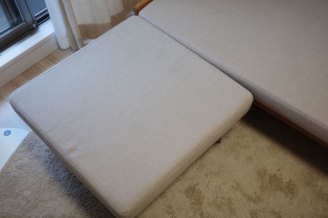 nmti.様用　モモナチュラル　デイソファのオットマンM