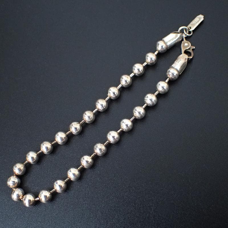 ★718 MOLLIVE モリーヴ ボールチェーンブレスレット XL シルバー②