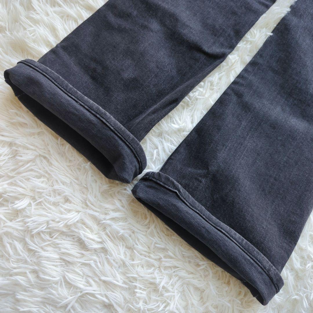 美品✨️ヤヌーク　ブーツカットデニム 新色ブラック　OBK23　定価2.8万