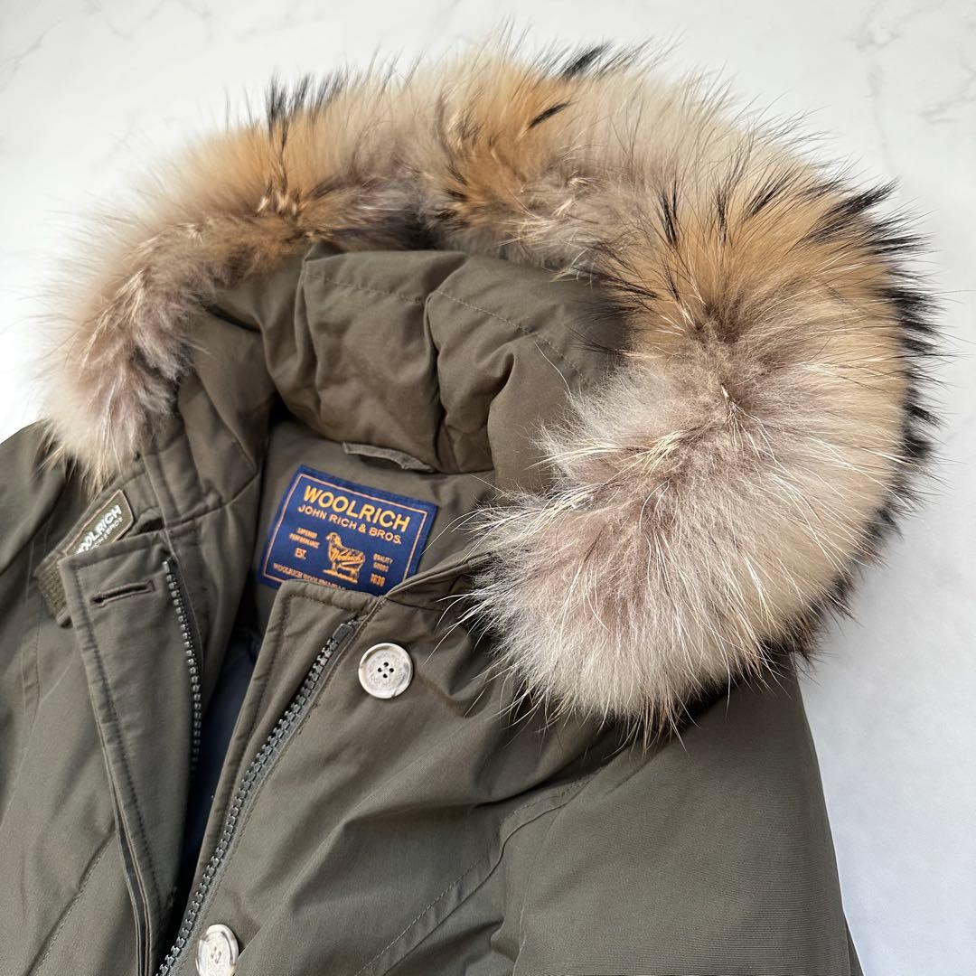 ウールリッチ アークティックパーカー RAMARフィンラクーン 近年 カーキXS