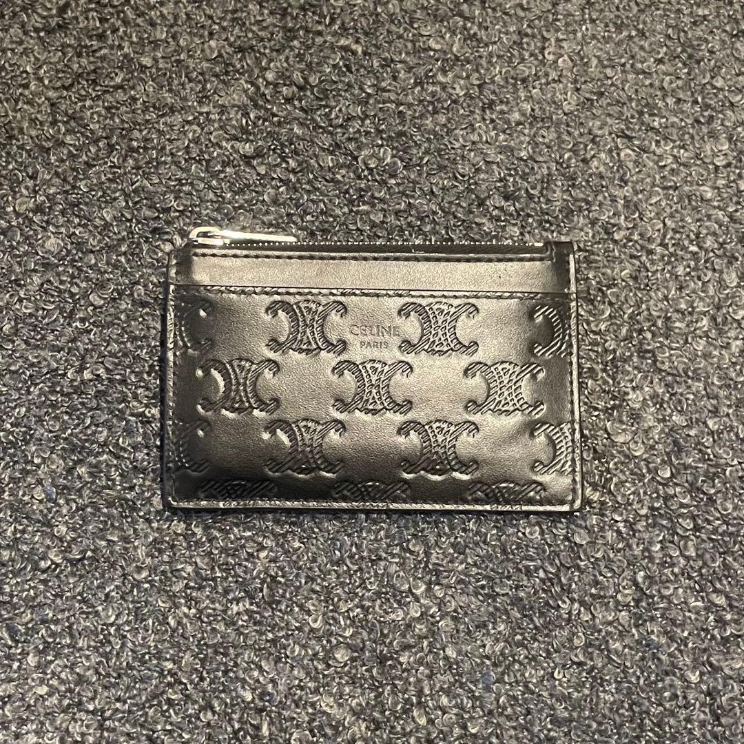 CELINEジップ付きカードホルダー