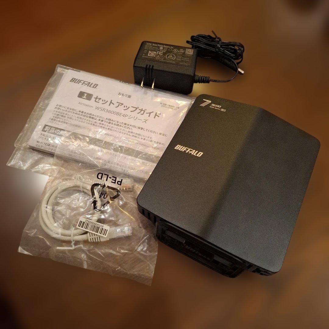 専用ページBUFFALO WSR3600BE4P/CBK Wi-Fi 7ルーター