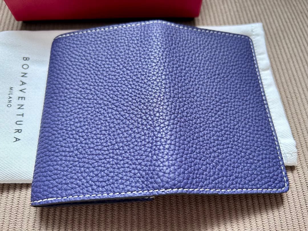 専用BONAVENTURA スリーブ付き ビジネスカードケース シュリンクレザー