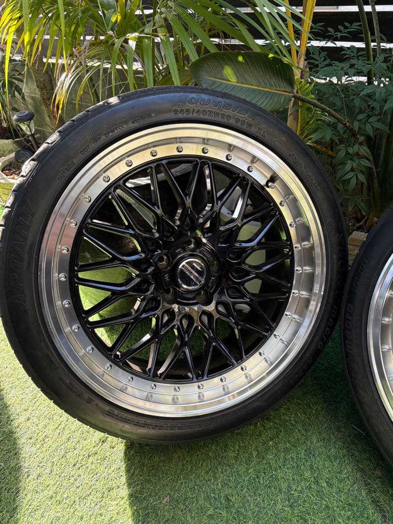 20インチ AMEホイールセット　美品です。