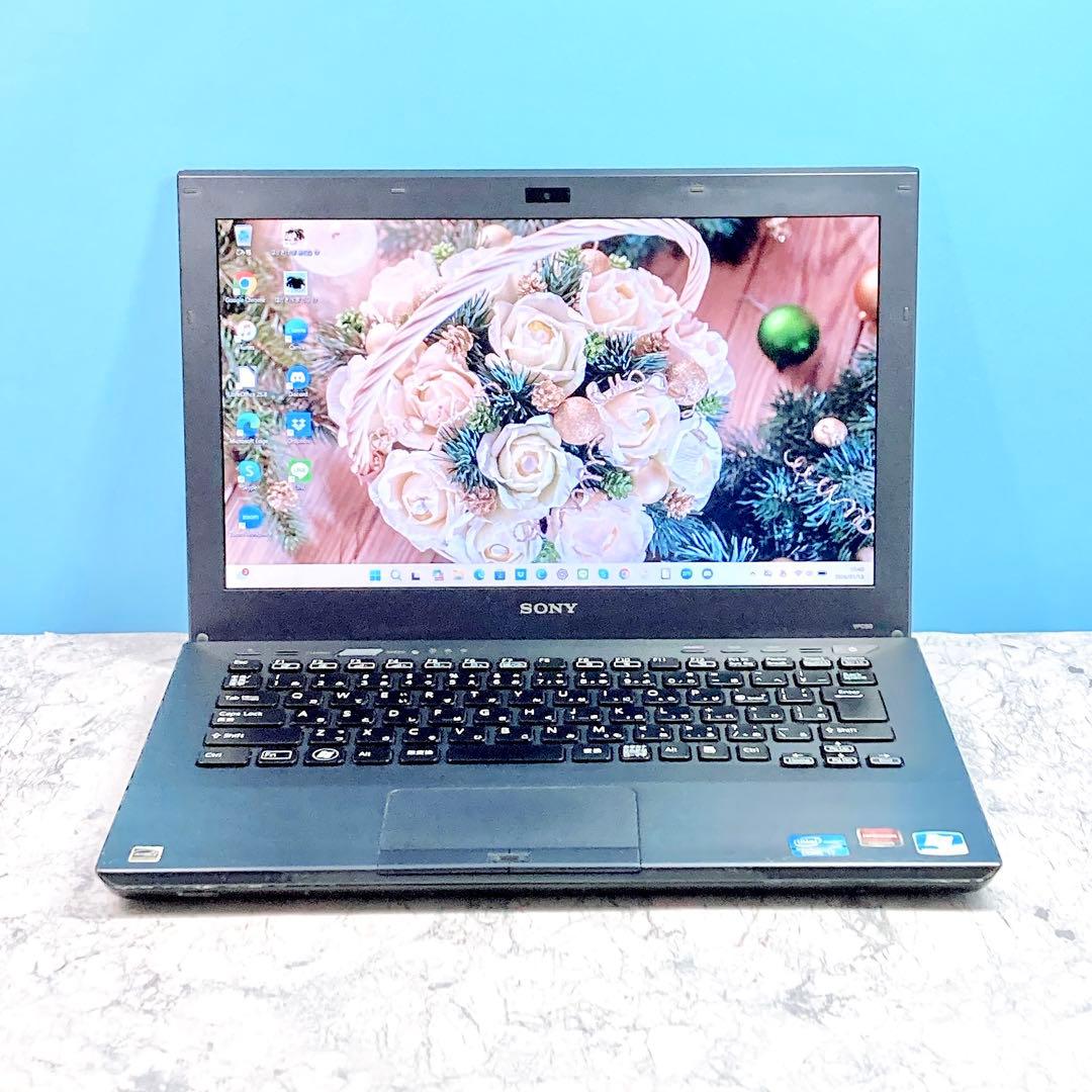 訳アリ9,000円✨Win11✨カメラ✨オフィス✨VAIOブラックノートパソコン