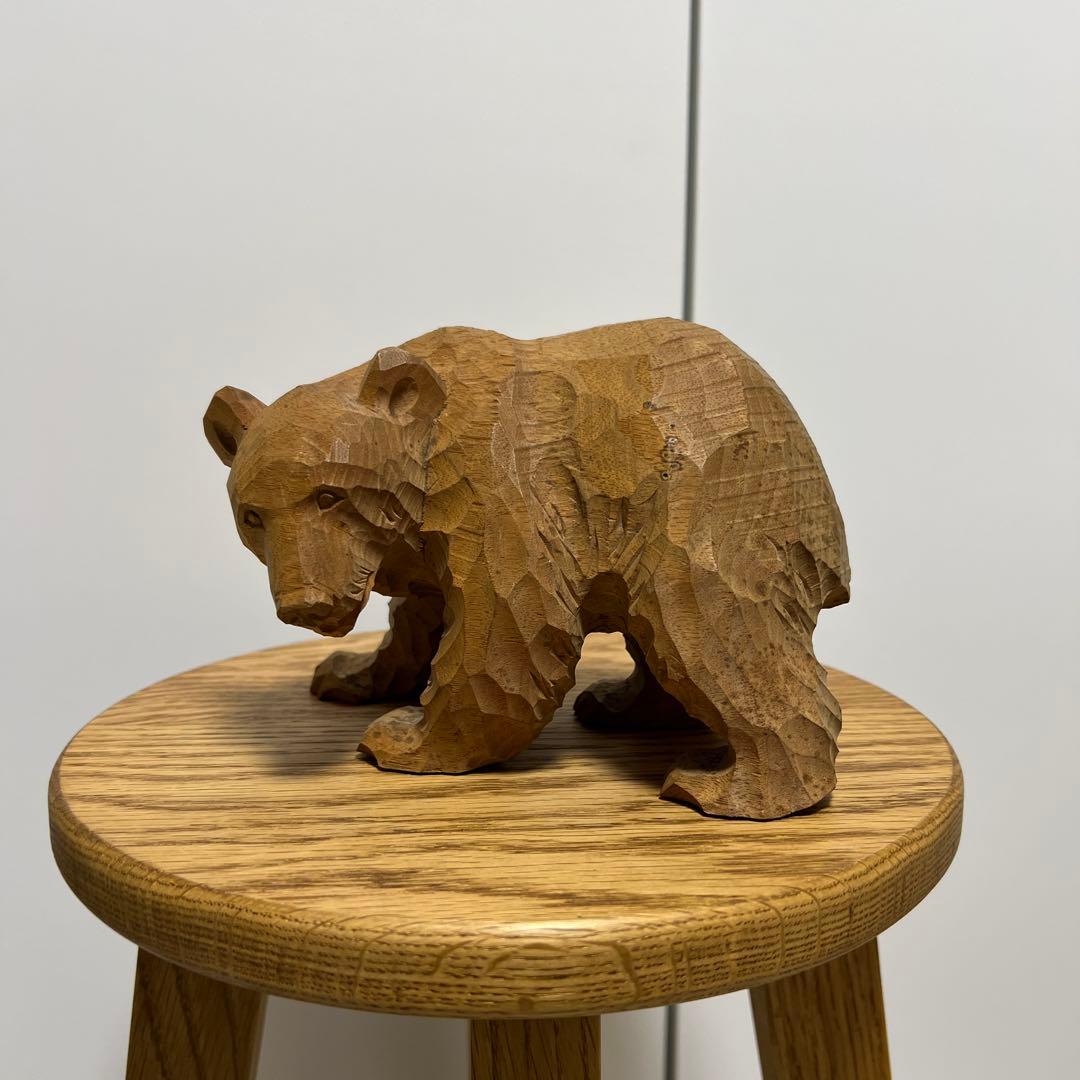 希少 木彫りの熊 北海道