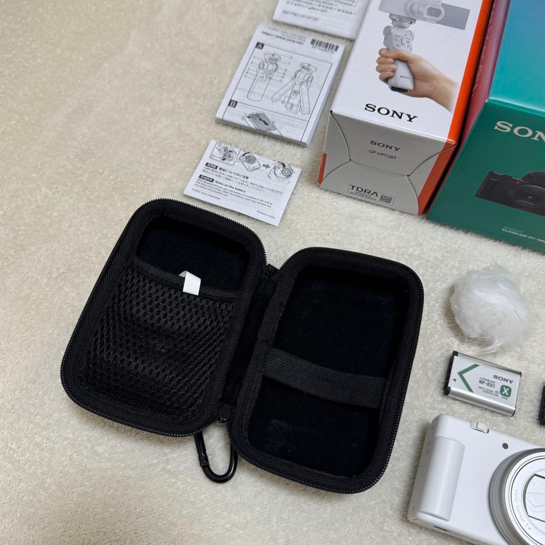 【美品】SONY ZV-1M2 ホワイト コンパクトデジタルカメラ