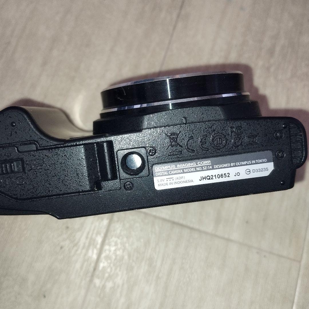 OLYMPUS SZ-14 ブラック コンパクトデジタルカメラ 動作品