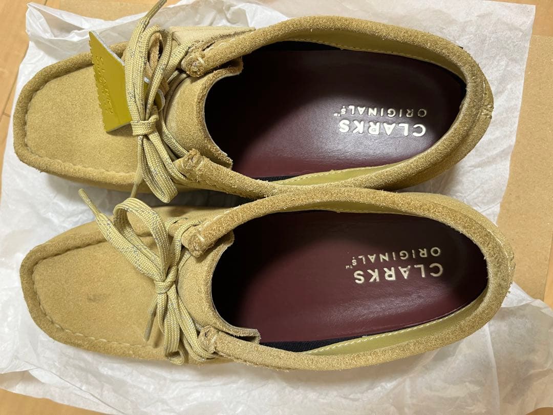 クラークス　ワラビーゴアテックス25センチ