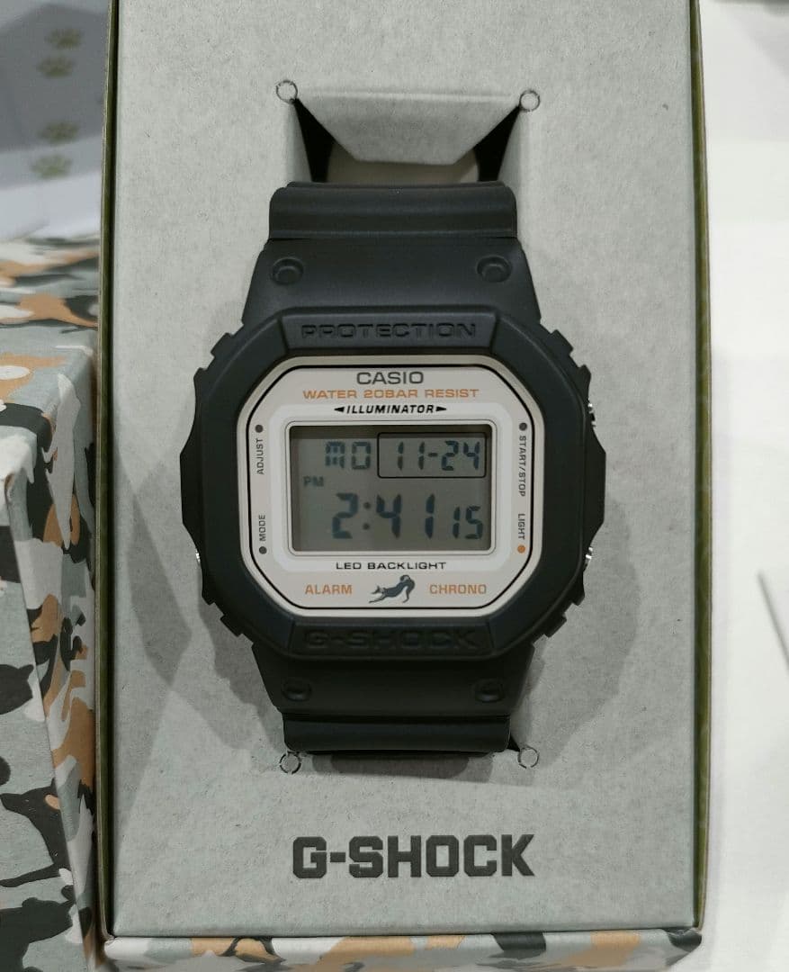 【新品】DW-5600SHB-1JR【柴犬G-SHOCK】