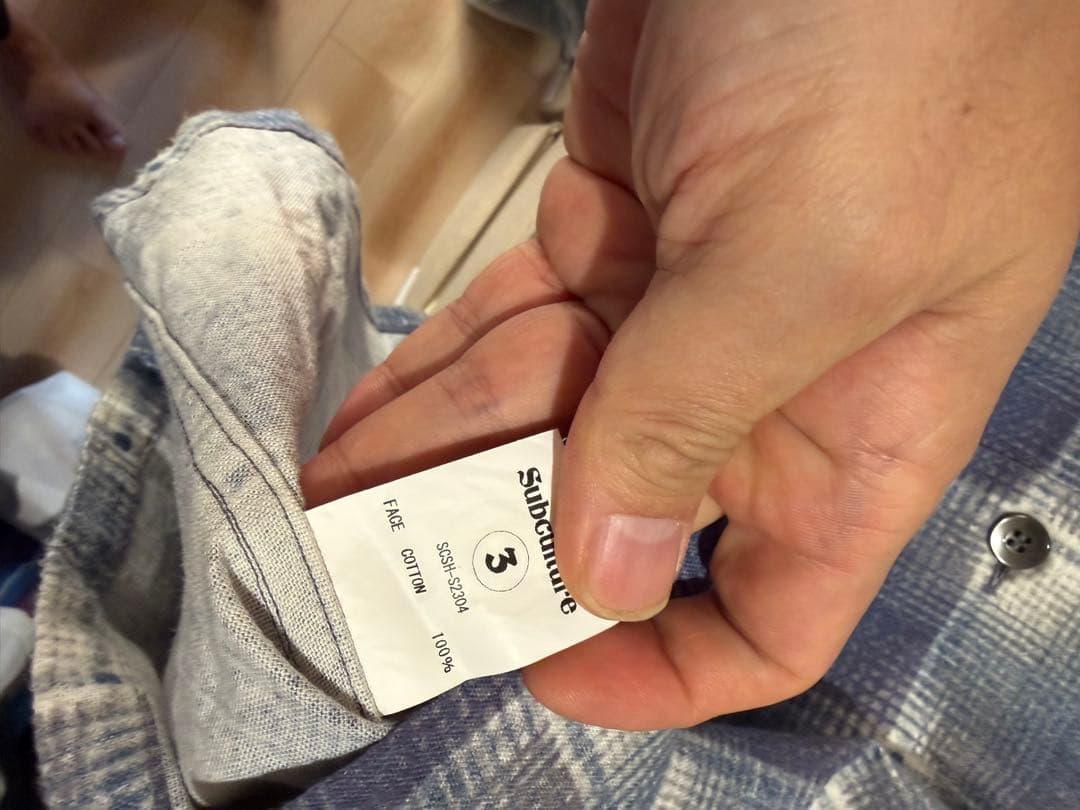 subculture サブカルチャー オンブレシャツ 木村拓哉着用