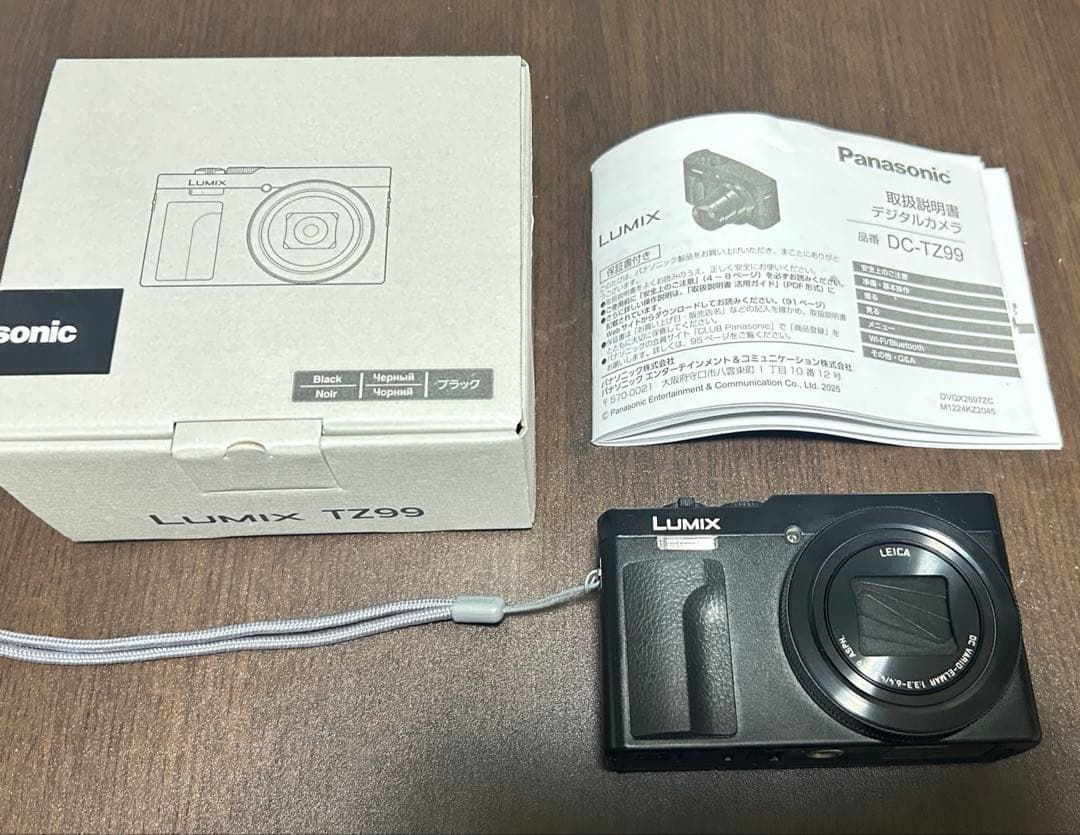 Panasonic Lumix TZ99 ブラック　美品　SDカード付き