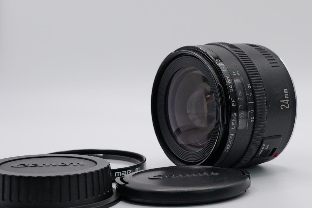 【完美品】Canon EF 24mm f/2.8 広角レンズ