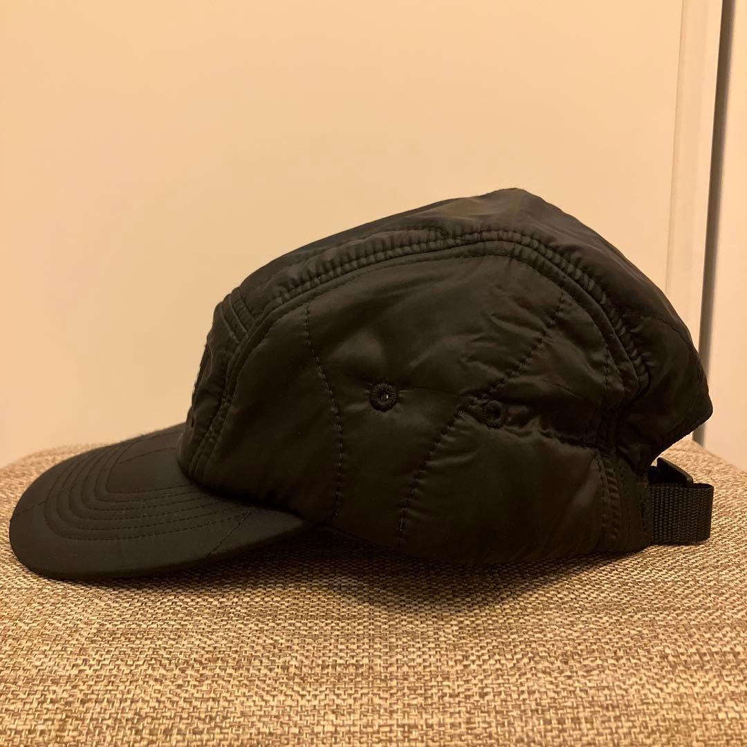 Supreme ブラックナイロン　キャップ黒