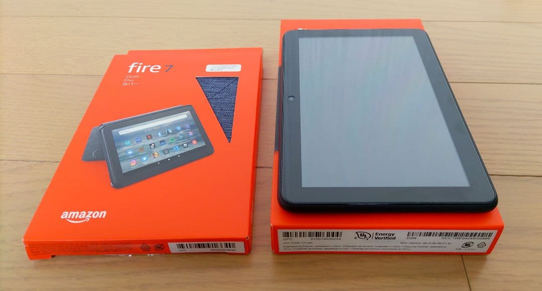 Amazon Fire 7 16GB ブラック 専用カバー付き　12世代