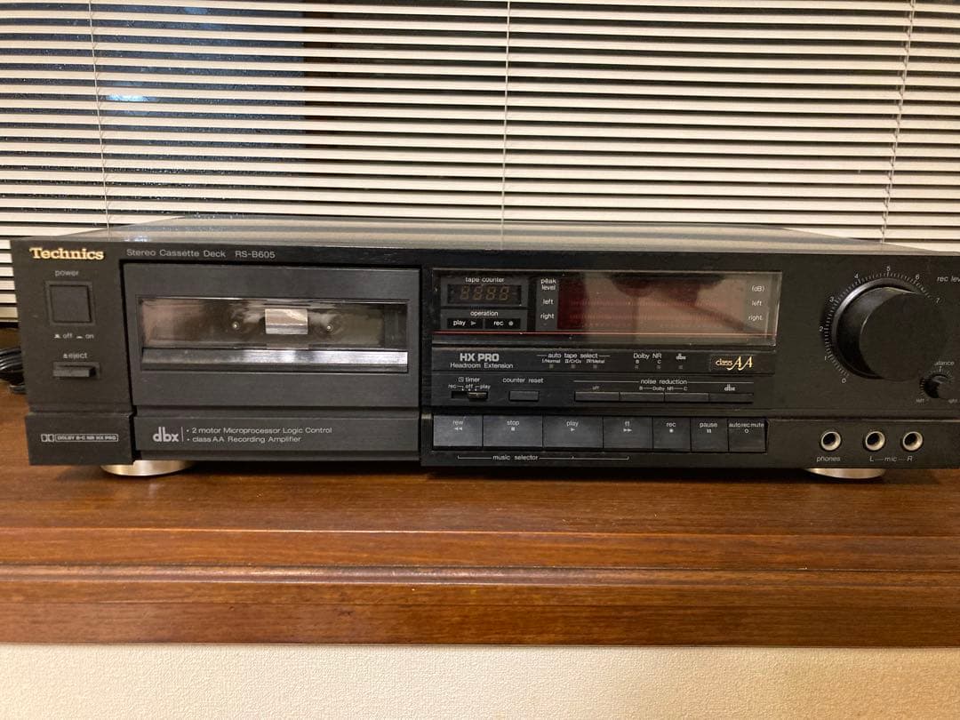 ステレオカセットデッキ Technics RS-B605