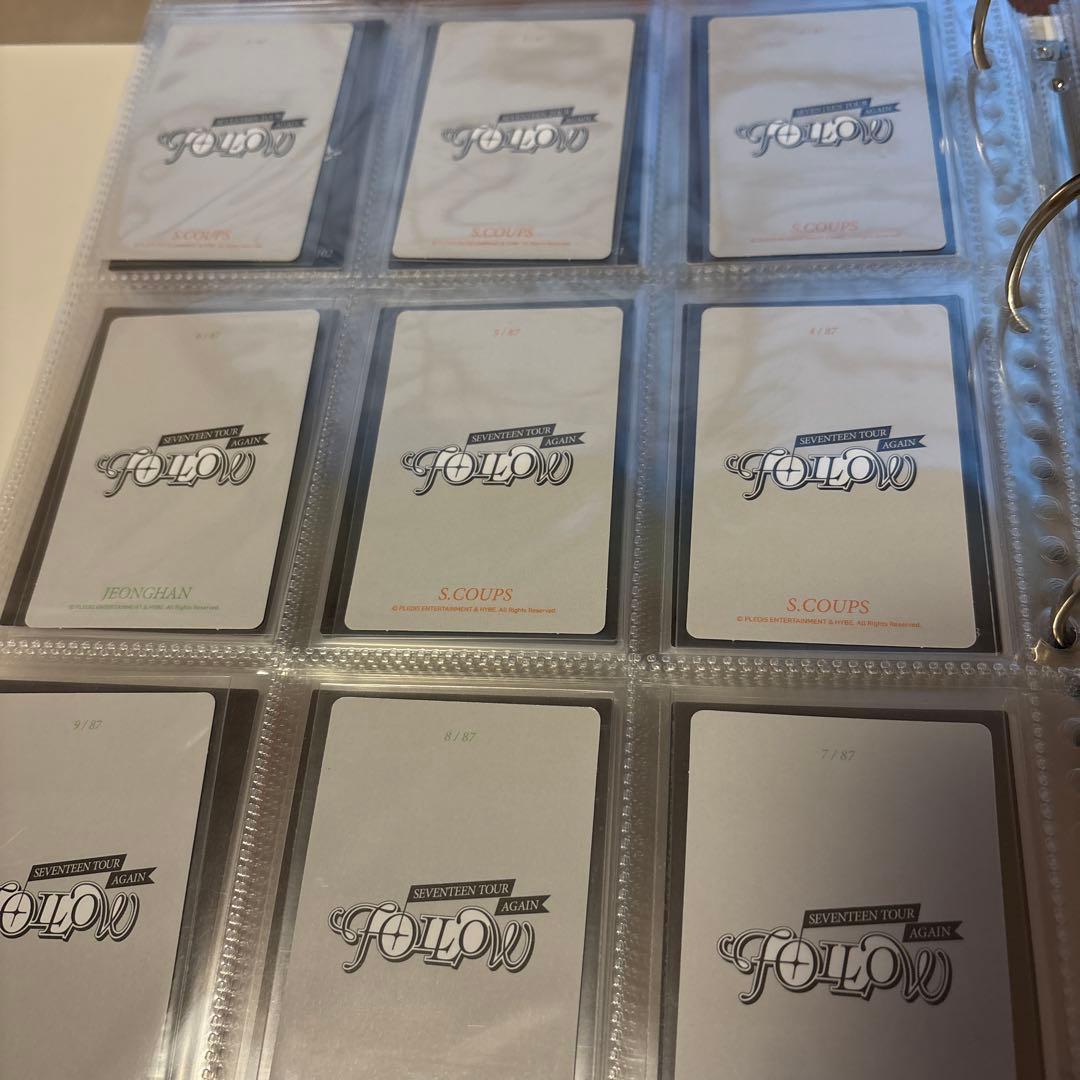 seventeen トレカTOUR FOLLOW AGAIN コンプリート