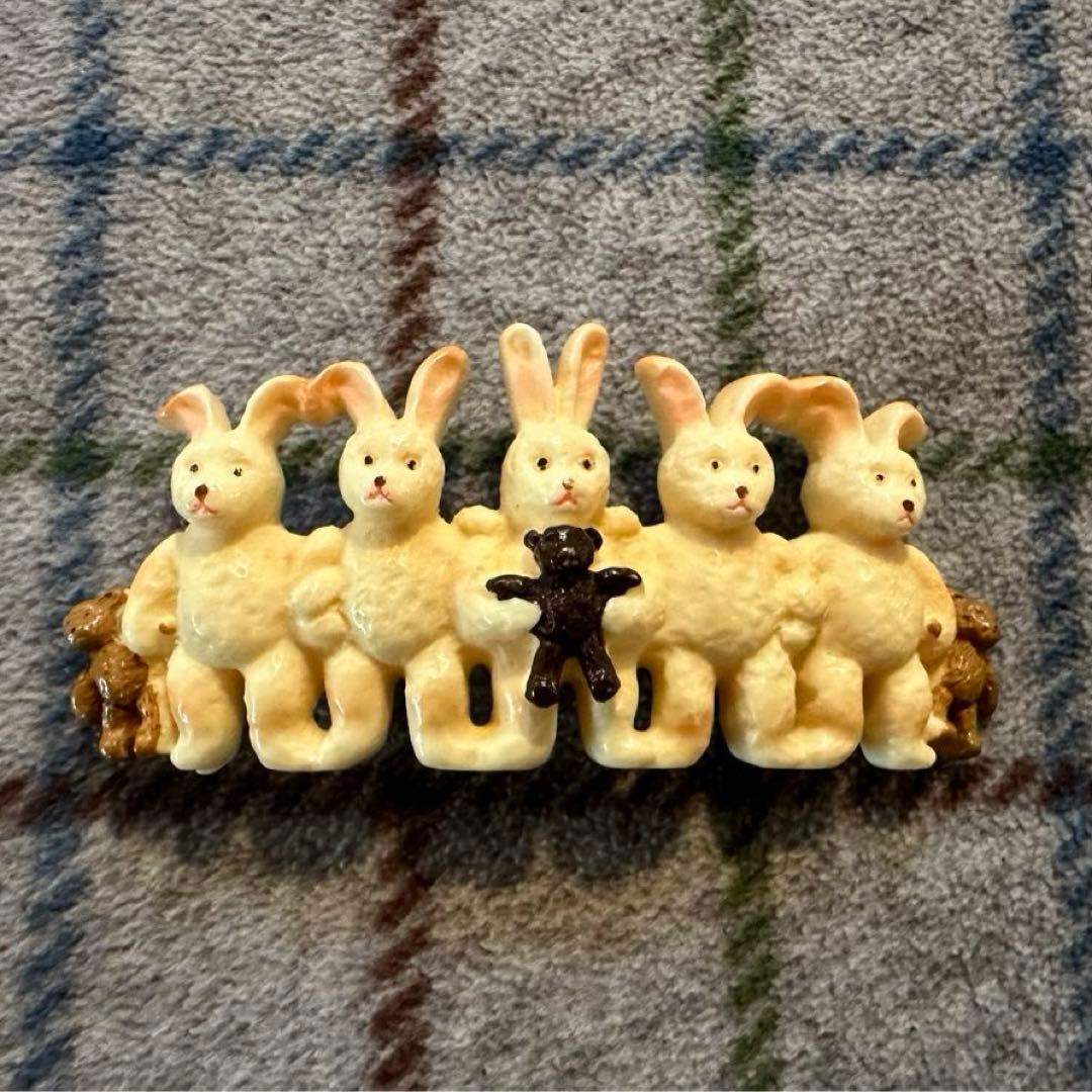 WEEKENDS うさぎ ヴィンテージバレッタ