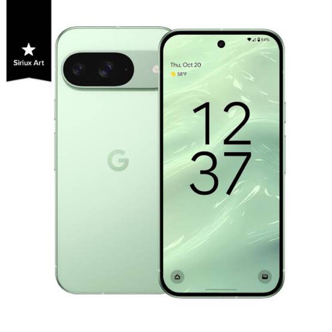 【新品同様】【カバー付き】Google Pixel 9 Green
