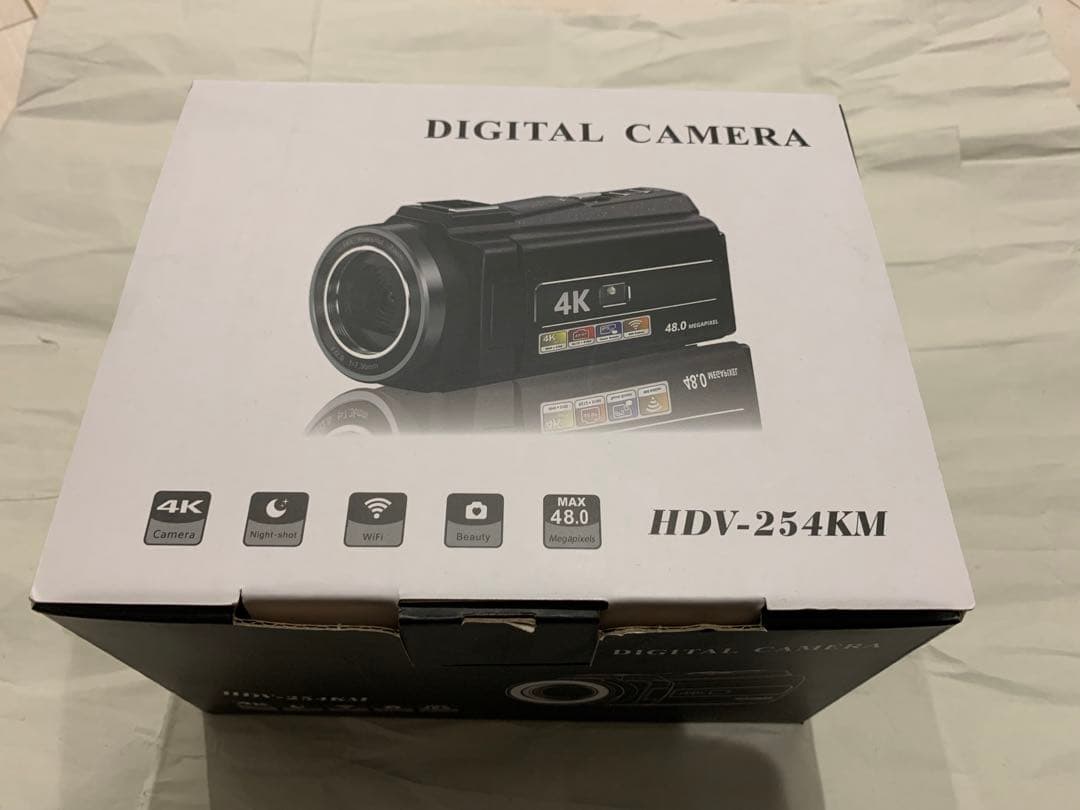 デジタルビデオカメラ 4K 4800万画素16倍　CMOS WIFI