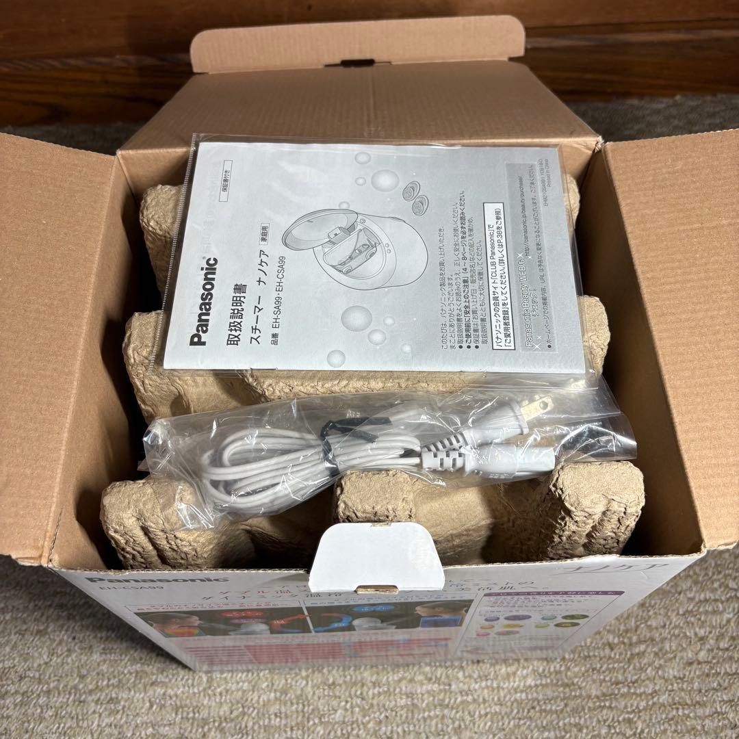 未使用級 Panasonic EH-CSA99-P スチーマー　ナノケア