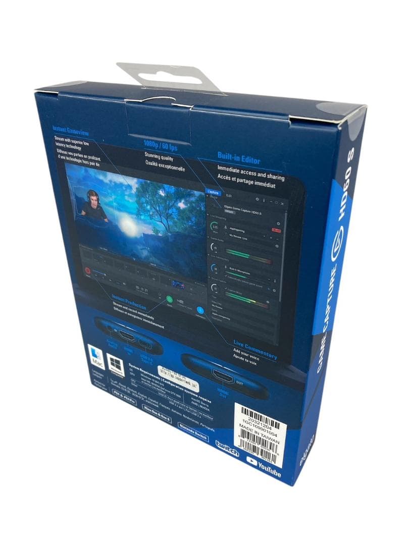 CORSAIR Elgato ゲームキャプチャー HD60 S