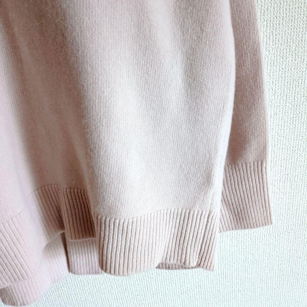 新品タグ付♥ジャスグリッティー◆ウールカシミヤタートルスリットプルオーバー