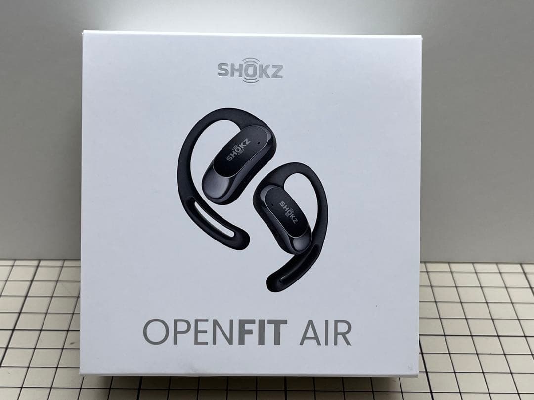 Shokz OpenFit Air ワイヤレスイヤホン 箱・付属品完備