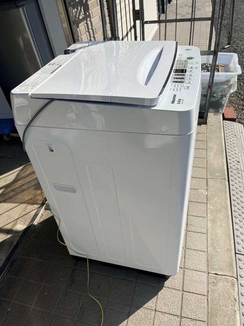 ハイセンス 全自動洗濯機 HW-55E2W 2023年製 5.5kg 高年式　T