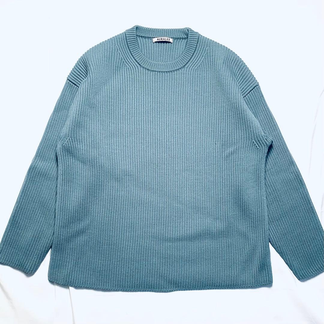 トップス AURALEE - SUPER FINE WOOL RIB KNIT size3