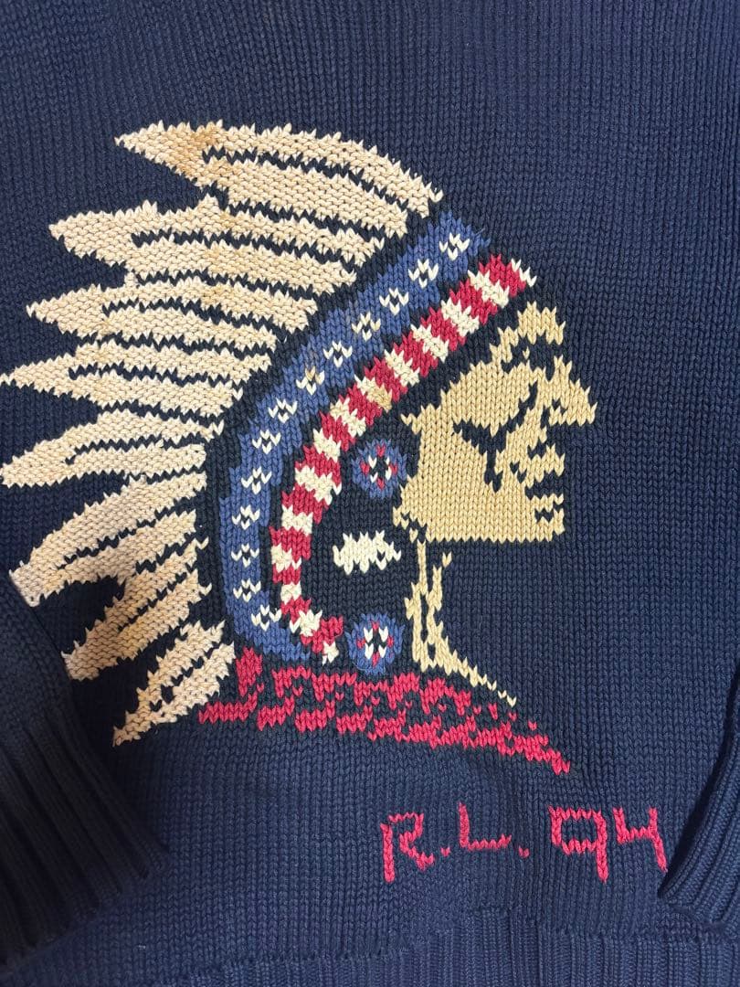 M*着様 Polo Ralph Lauren インディアンヘッド　L chief