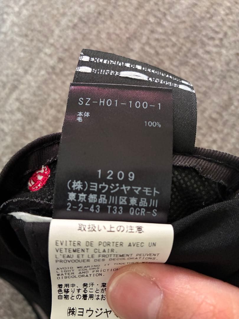 YOHJI YAMAMOTO×NEW ERA 9THIRTY BLACK CAP