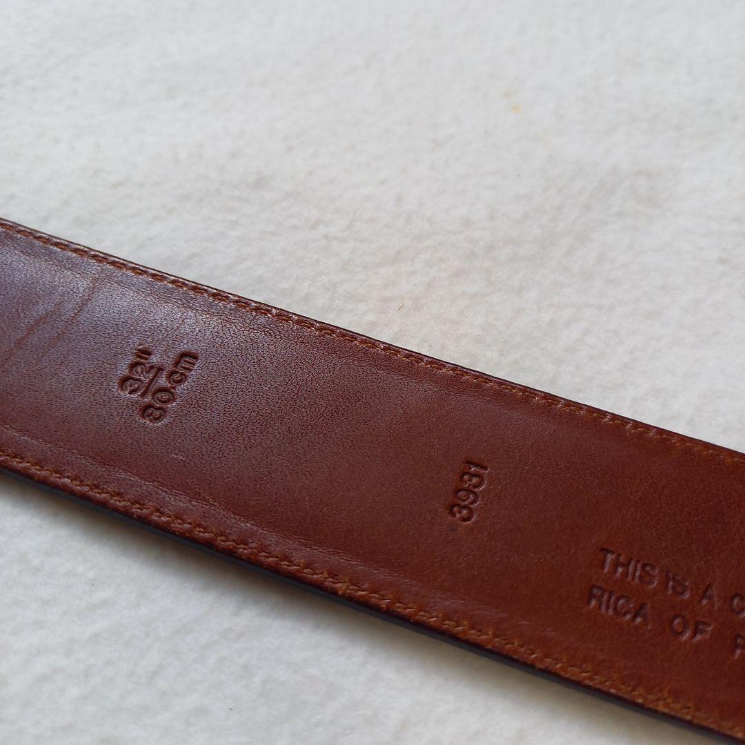 OLD COACH レザー ベルト 32inch/80cm