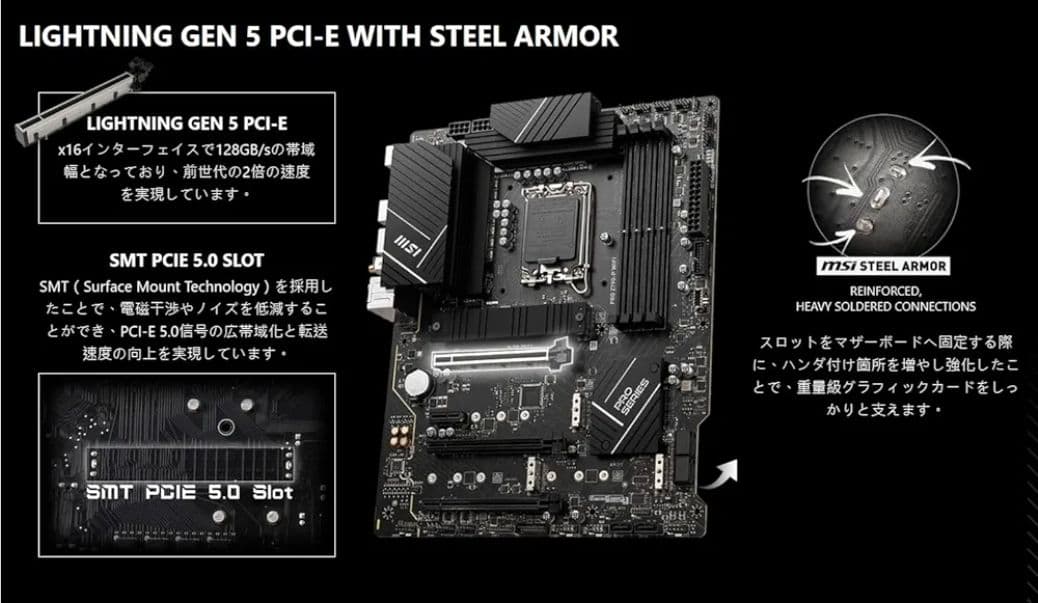 【新品未開封】MSI PRO Z790-P WIFI マザーボード