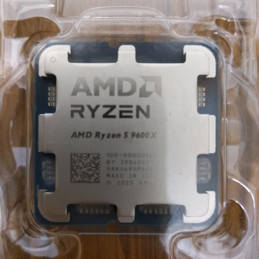 【未使用】AMD Ryzen 5 9600X CPUのみ 新品バルク品