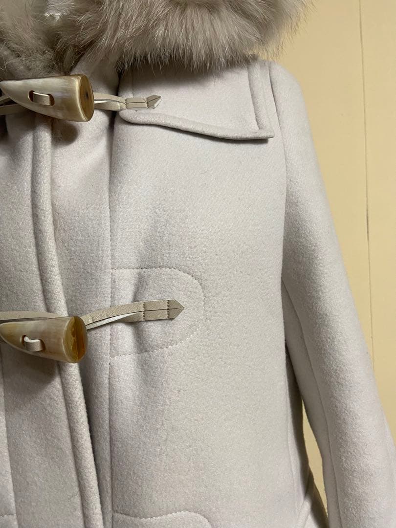 シップス 即完売　ファーダッフルコート