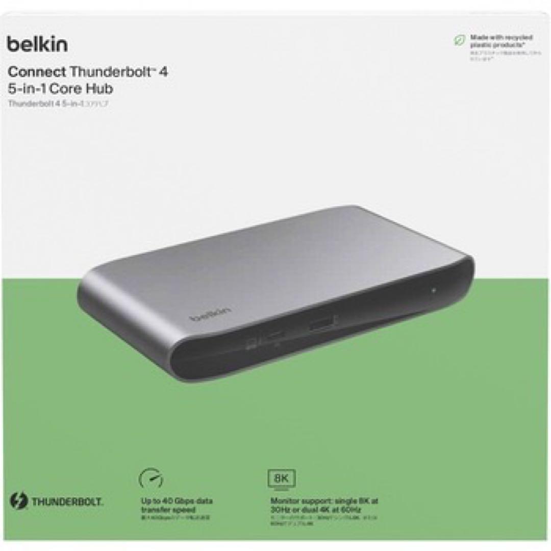 belkin Thunderbolt 4 5-in-1 ドック/新品、未開封