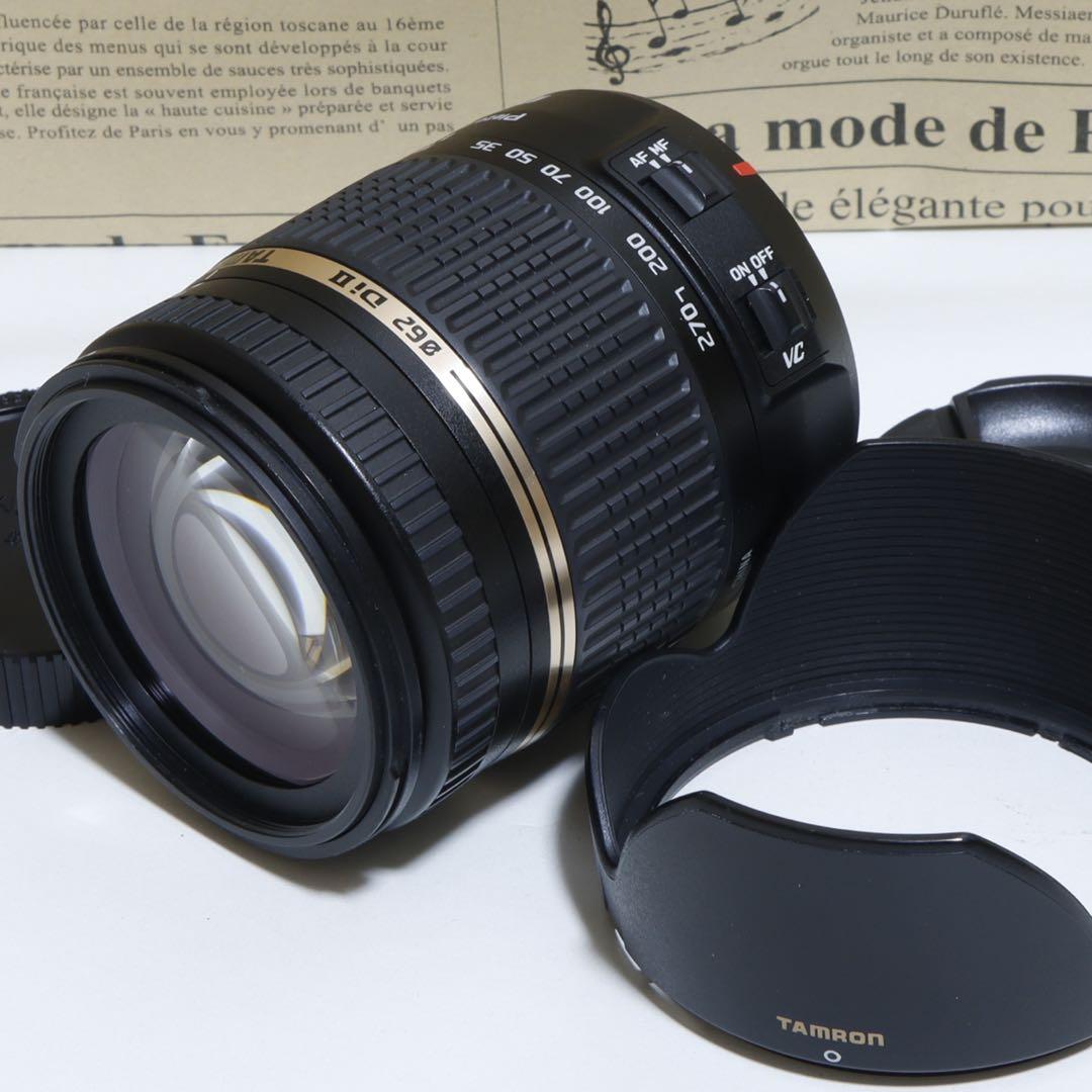 ★一本で広角〜超望遠&手ブレ★ Tamron 18-270 for キャノン