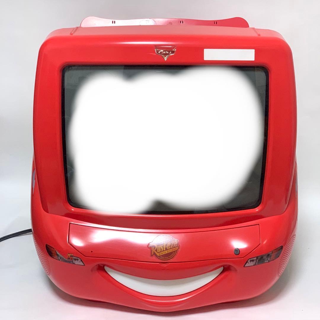 カーズ　ブラウン管テレビ　ジャンク品　14インチ